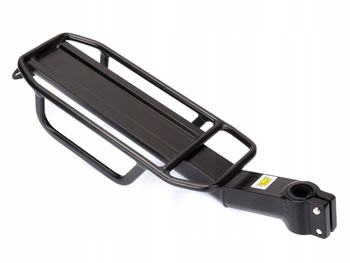 Bagażnik na sztycę siodła KW-618 czarny